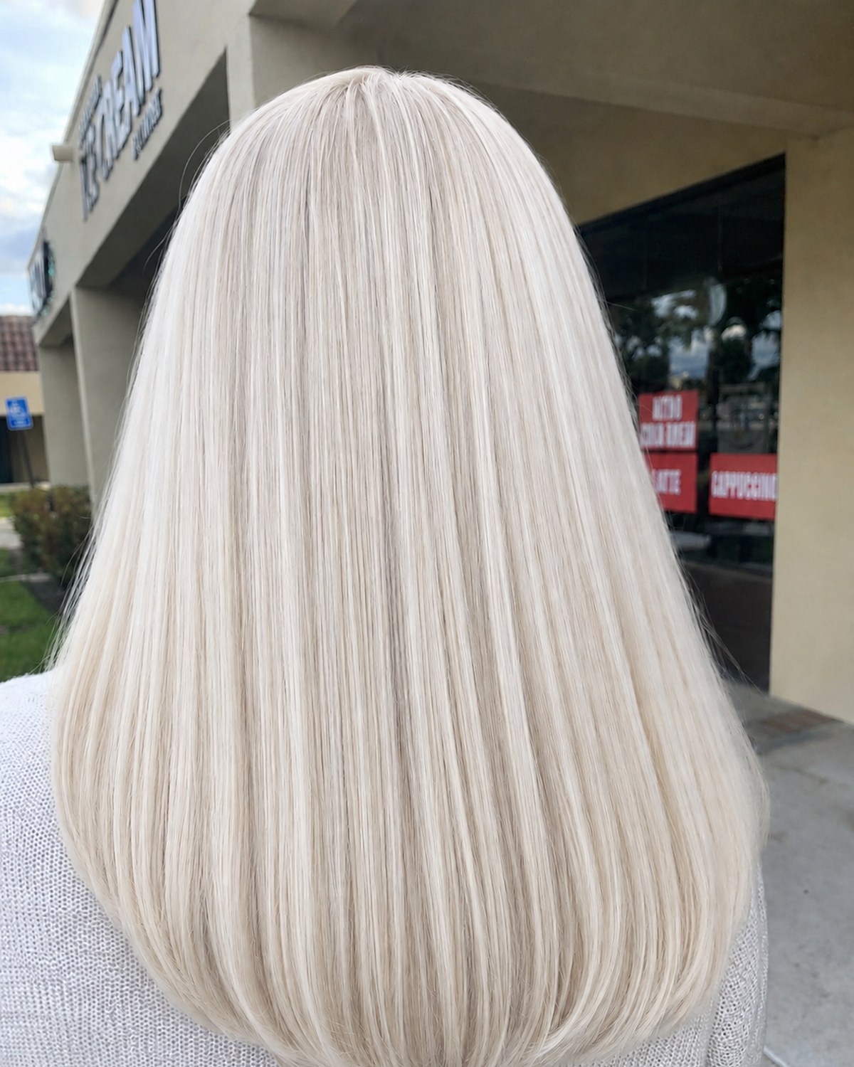 Platinum Blonde at Touch&eacute;e Organic Salon, Juno Beach